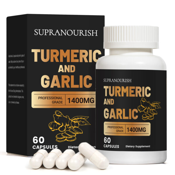 Turmeric and Garlic Supplements