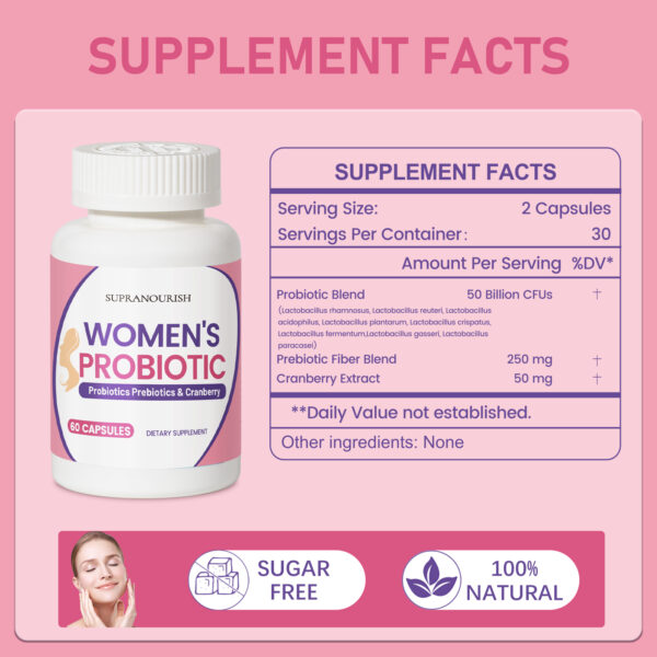 50 Billion CFUs Women's Probiotic - Image 2