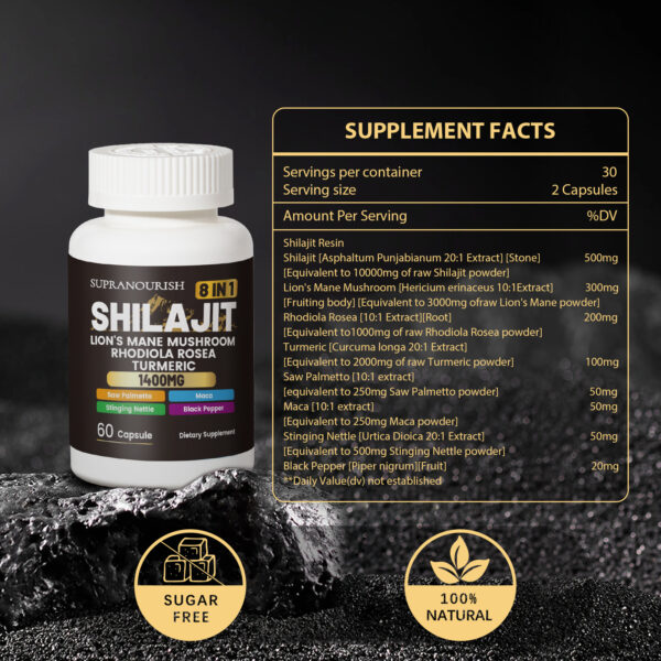 1400MG Shilajit Supplement - Image 2